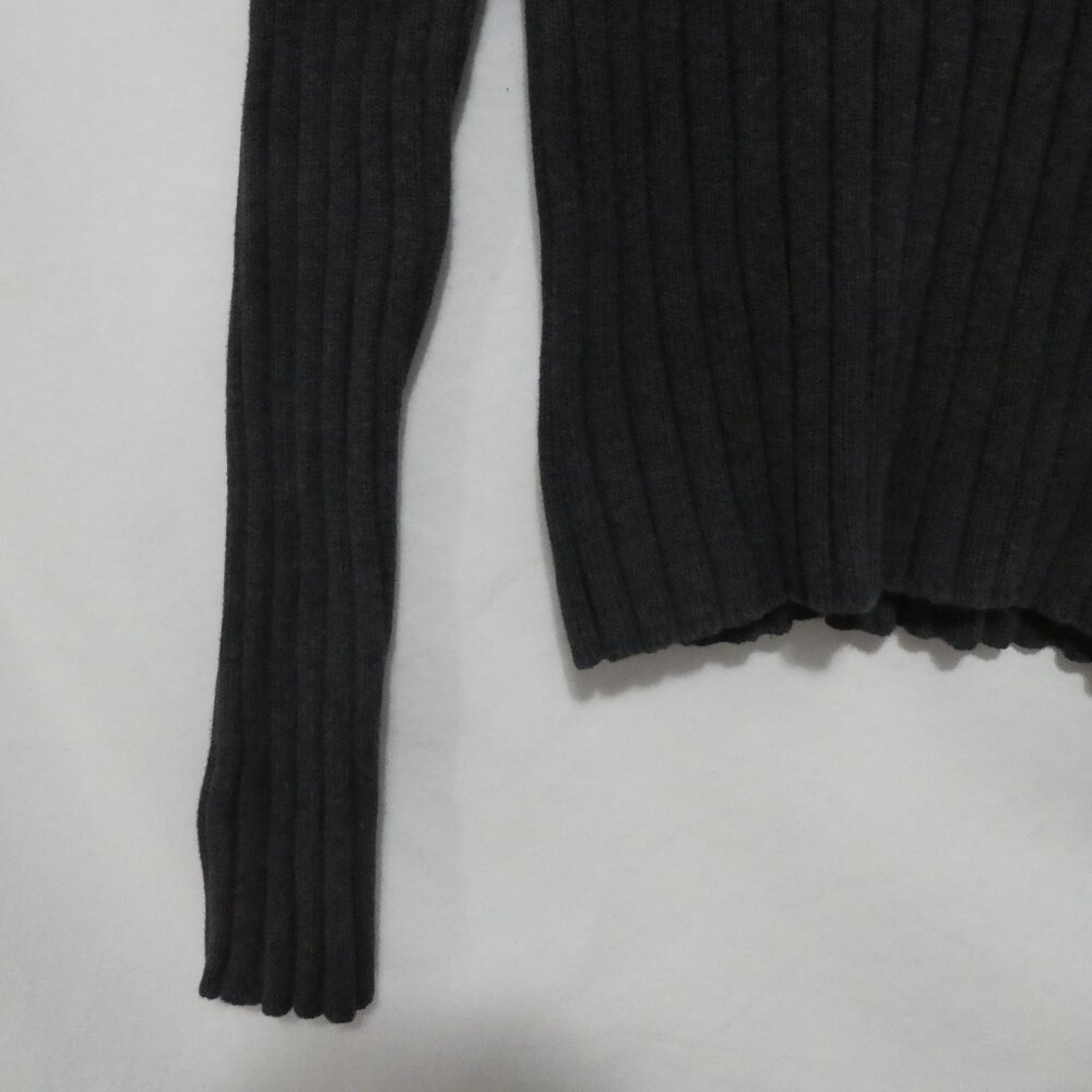 DKNY ACTIVE | medium | Striped Ribbed Turtleneck Long Sleeve Sweater - Picture 6 of 14
